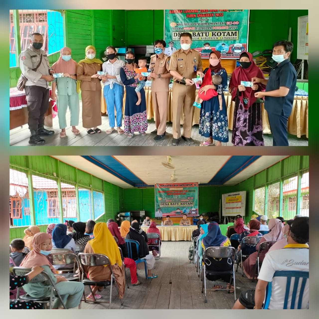 CAIR LAGI, BLT DD UNTUK BULAN APRIL-JUNI TAHUN 2022 TELAH TERSALURKAN KEPADA 152 KPM 